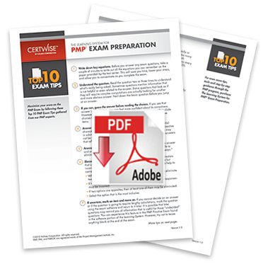 Top 10 PMP Exam Tips Image 2-pg